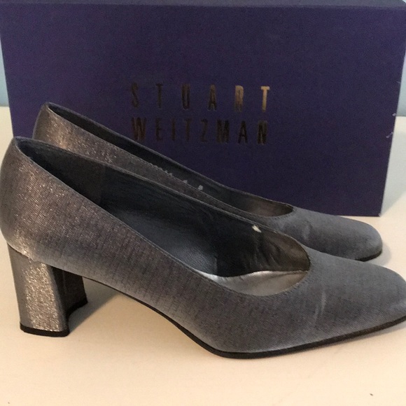 Stuart Weitzman size 6 metallic heels - Picture 4 of 4